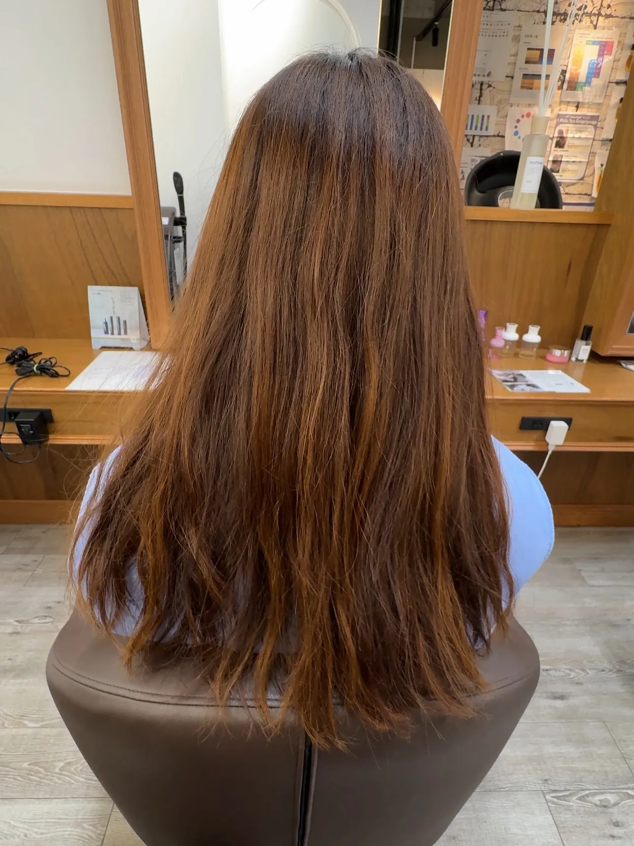 乾かすだけでツヤっとまとまる髪へ。