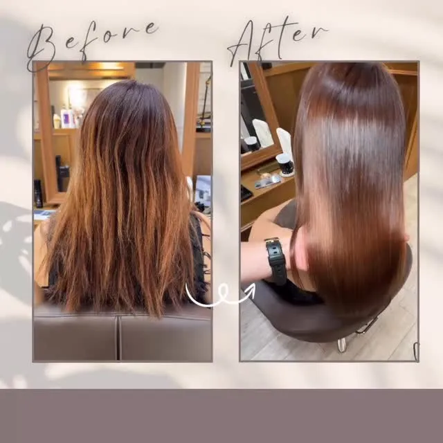 乾かすだけでツヤっとまとまる髪へ。