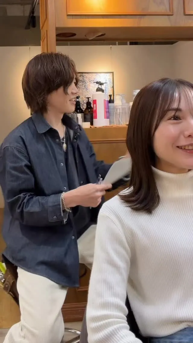 高槻髪質改善カラーで「艶と透明感」を同時に叶える