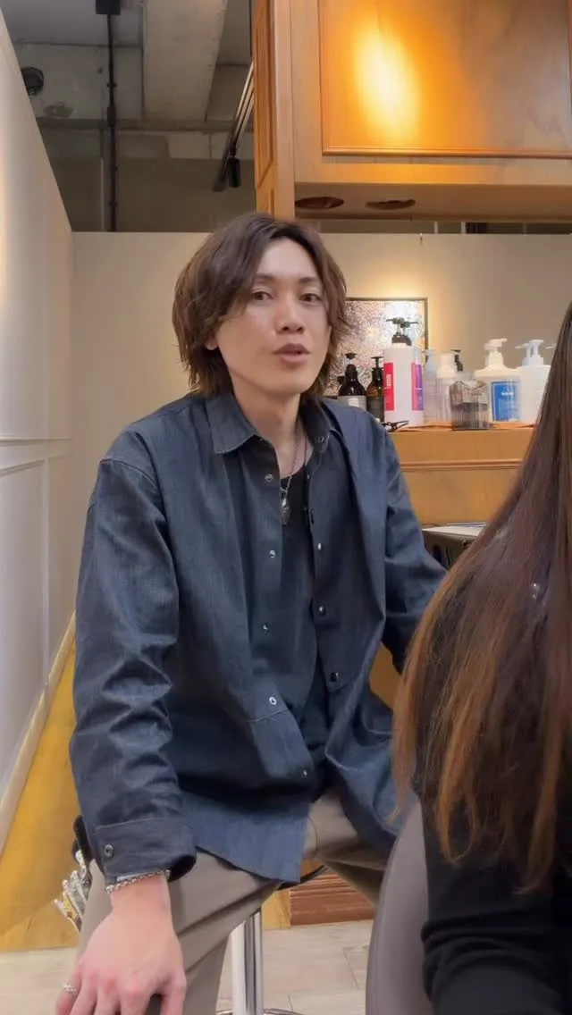 高槻【髪質改善カラー】←@kentaaa_charmant 